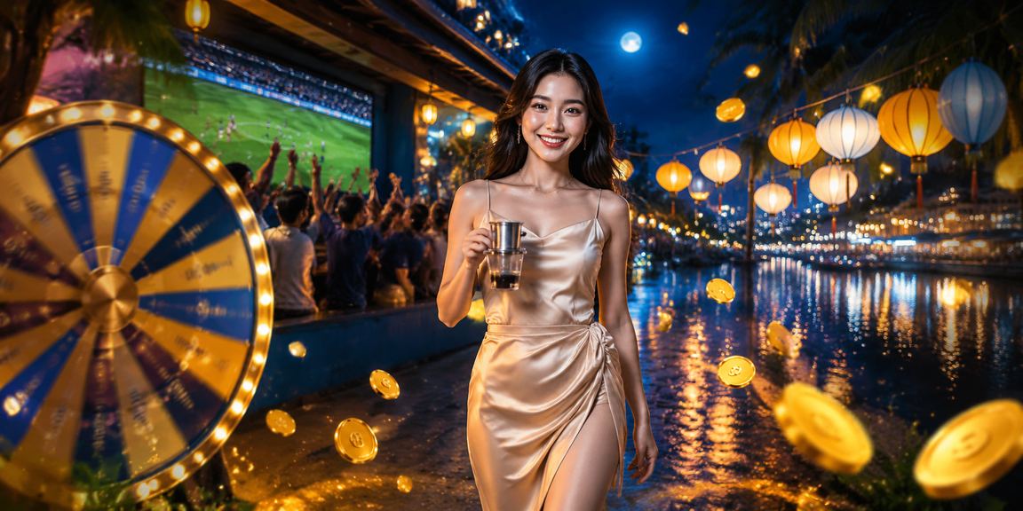Người dùng Hà Nội chơi Roulette trực tuyến qua ứng dụng di động tại quán cà phê buổi tối