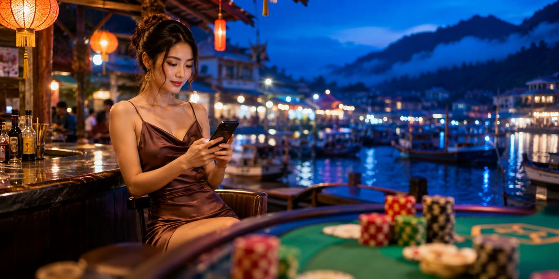 Người dùng Sapa theo dõi kèo cá cược trên điện thoại trong buổi sáng tại quán cà phê